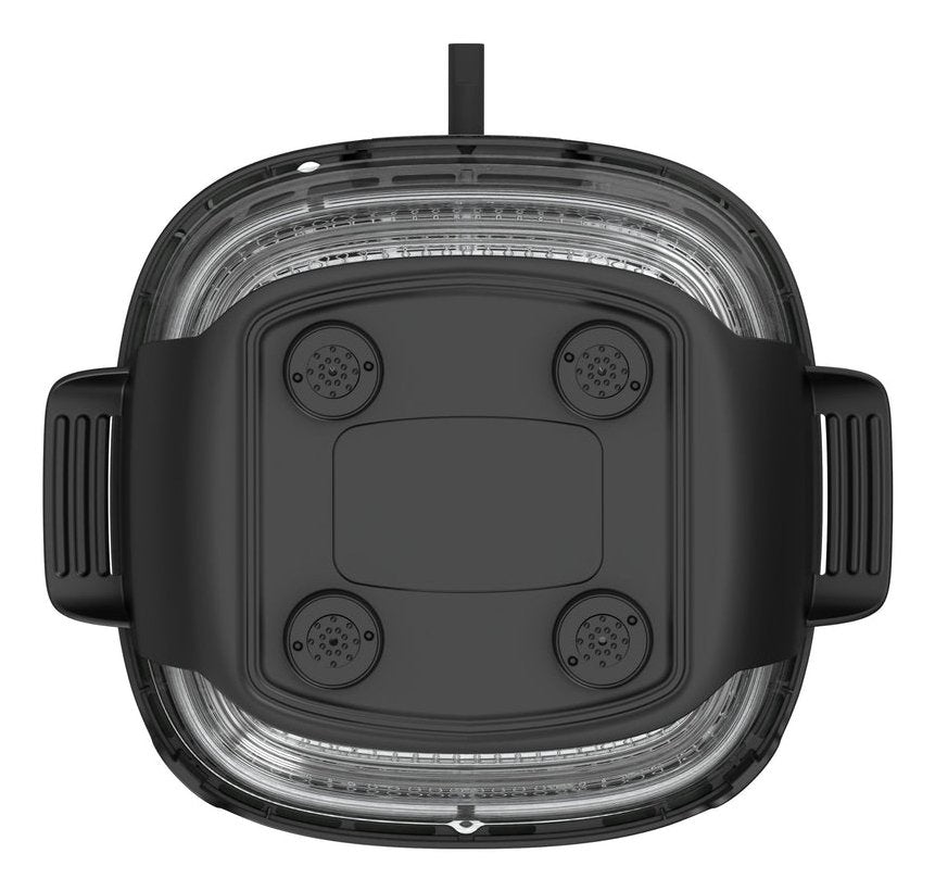 Dreame Tasti Sencillo Independiente 1500 W Freidora De Aire Caliente Negro, Transparente, Blanco