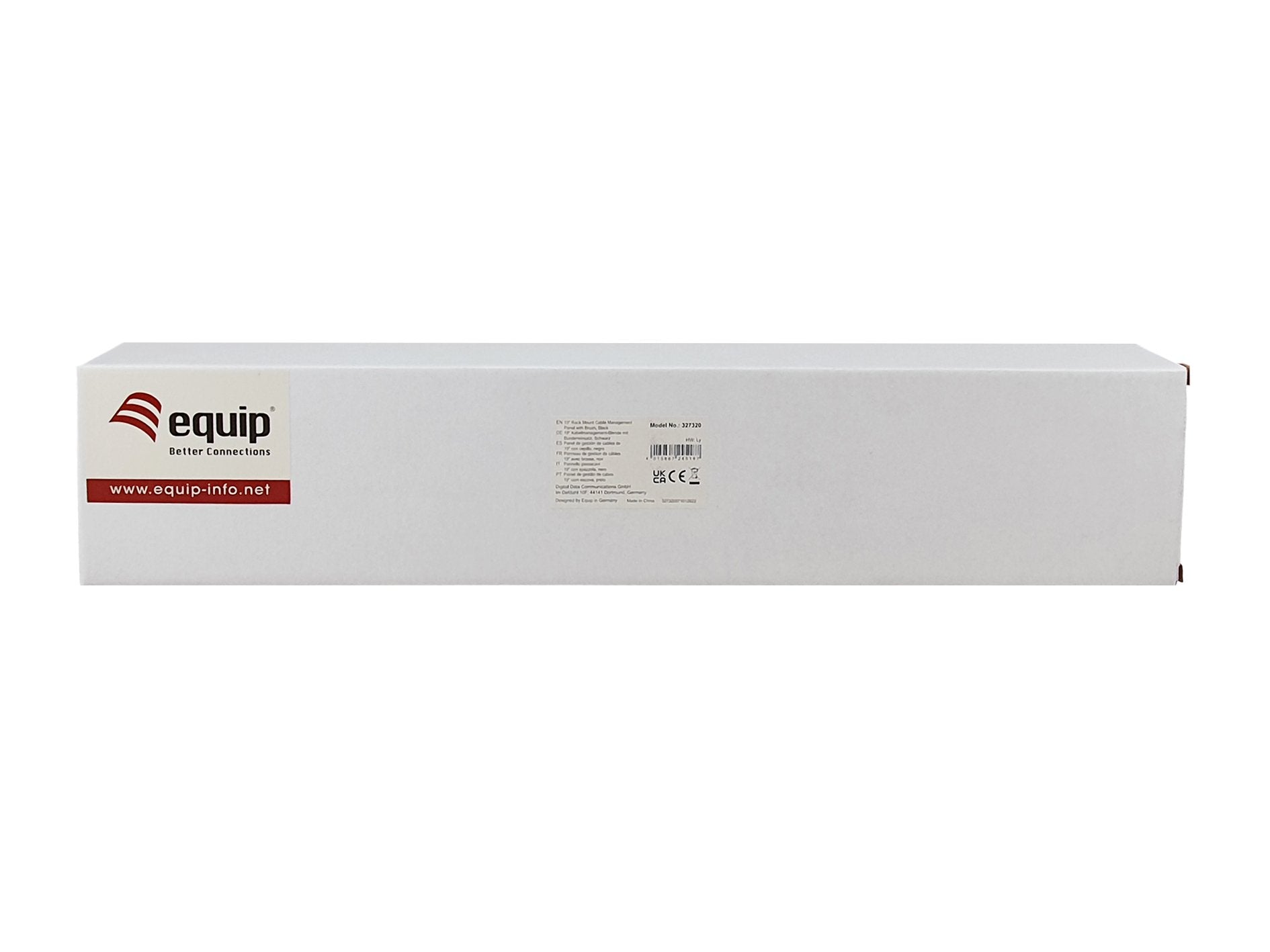 Equip 19" Cablemanagement 5xplamikringe Mahl 1u Ral9005