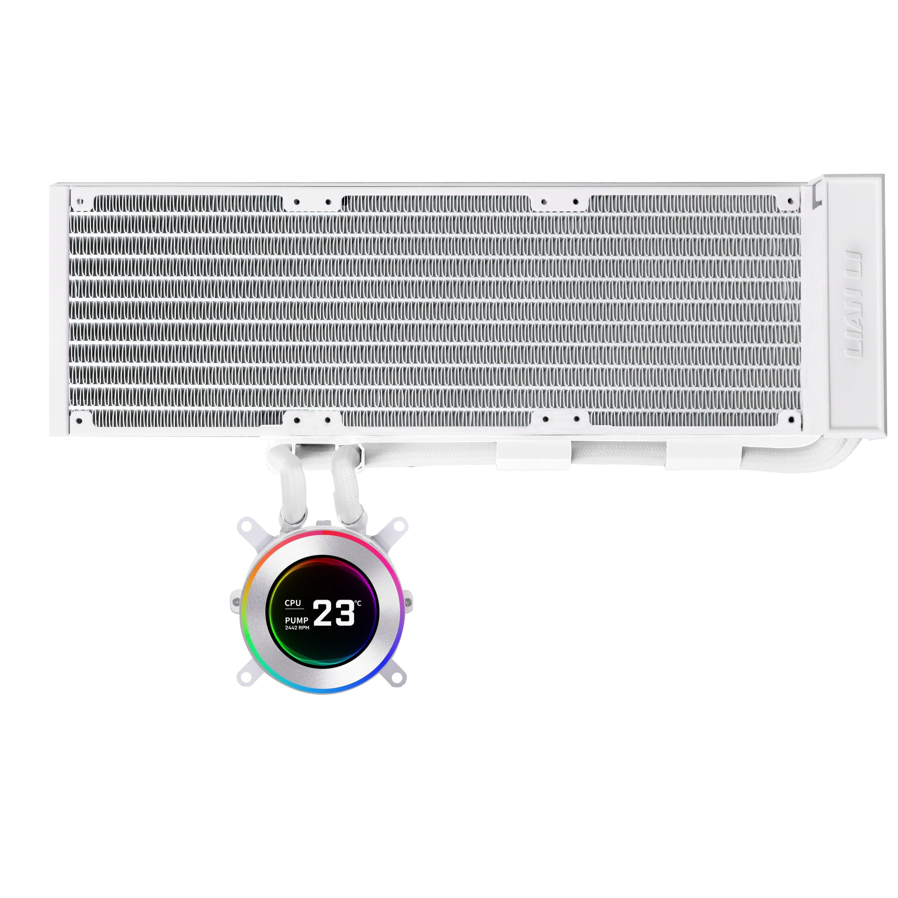 Lian Li Refrigeración Por Agua Ghs2lcd36w / Hydroshift Ii Lcd-C 360n Blanco