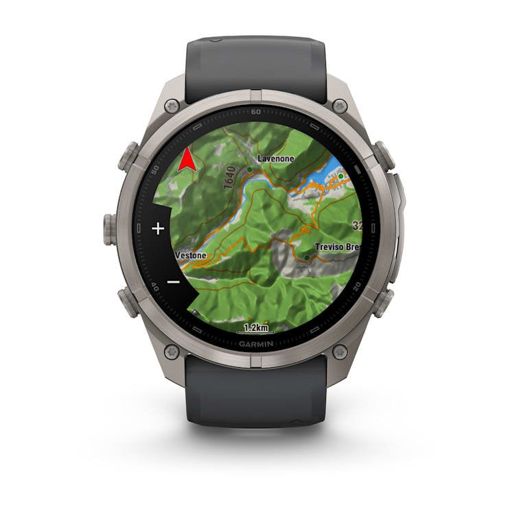 Garmin Fenix 9 Pro Titanio Con Correa De Silicona En Gris Smartwatch 51mm