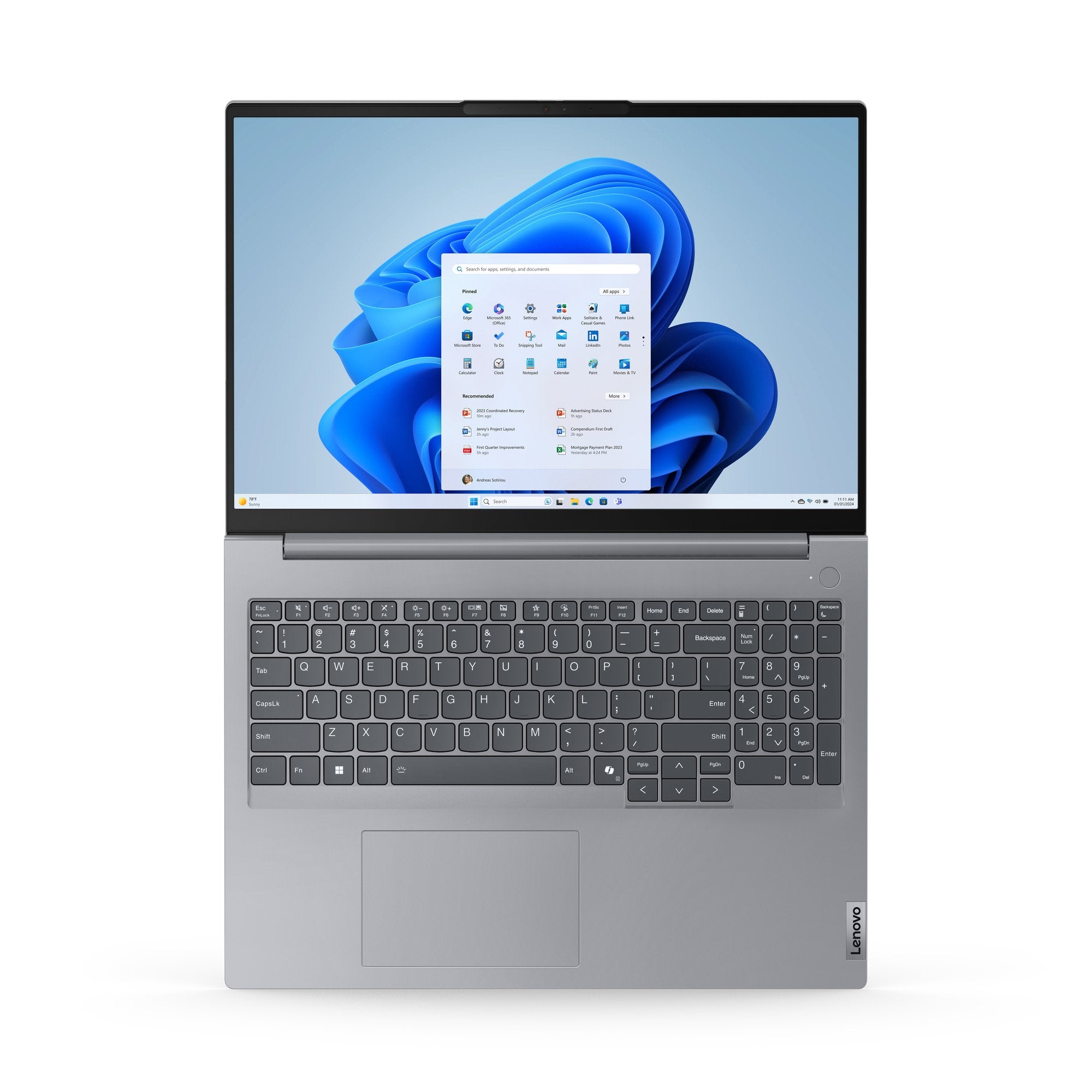EAN 0198153117635 - Lenovo ThinkBook 16 G7 ARP AMD Ryzen™ 5 7535HS Portátil 40,6 cm (16") WUXGA 16 GB DDR5-SDRAM 512 GB SSD W imagen 14