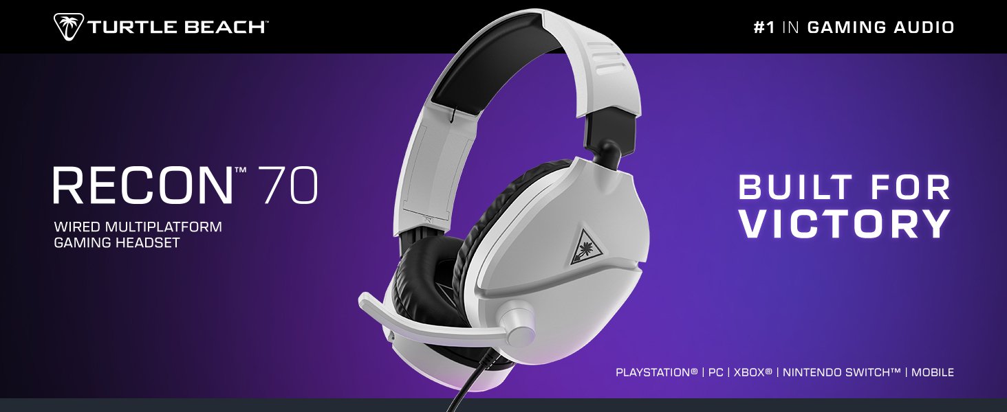 EAN 0731855030019 - Turtle Beach Recon 70 Auriculares Alámbrico Diadema Juego Blanco imagen 11