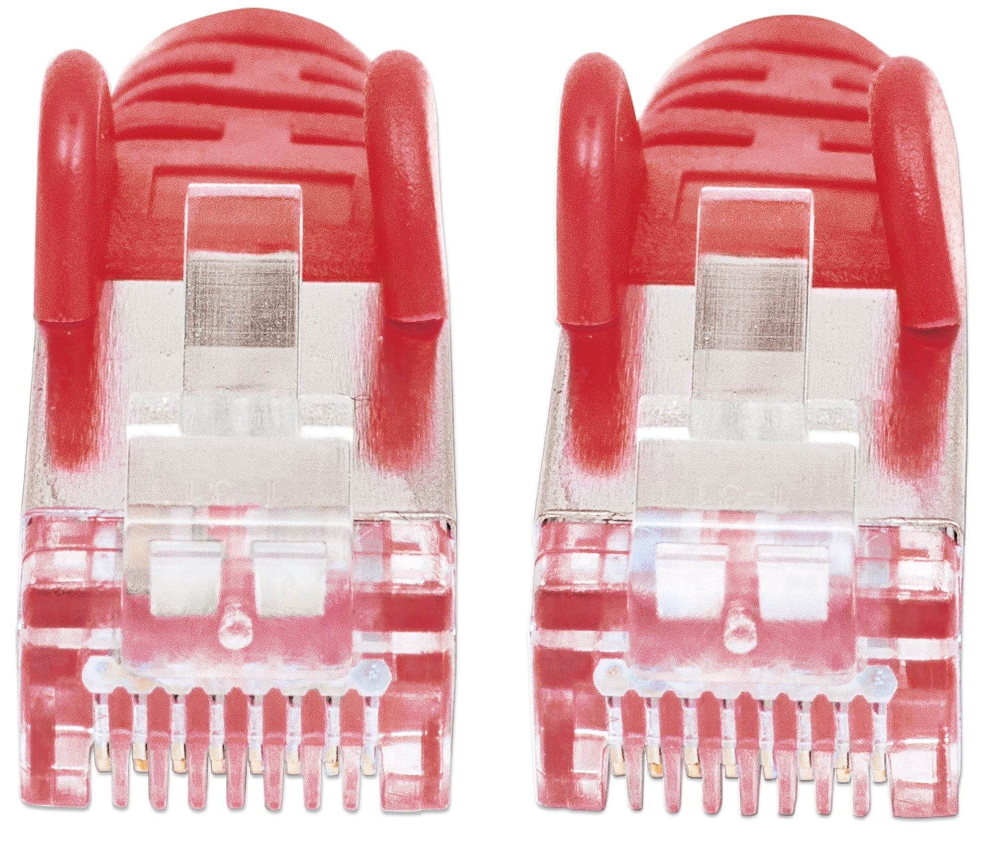 EAN 0766623319034 - Intellinet 0.5m CAT6a S/FTP cable de red Rojo 0,5 m S/FTP (S-STP) imagen 3