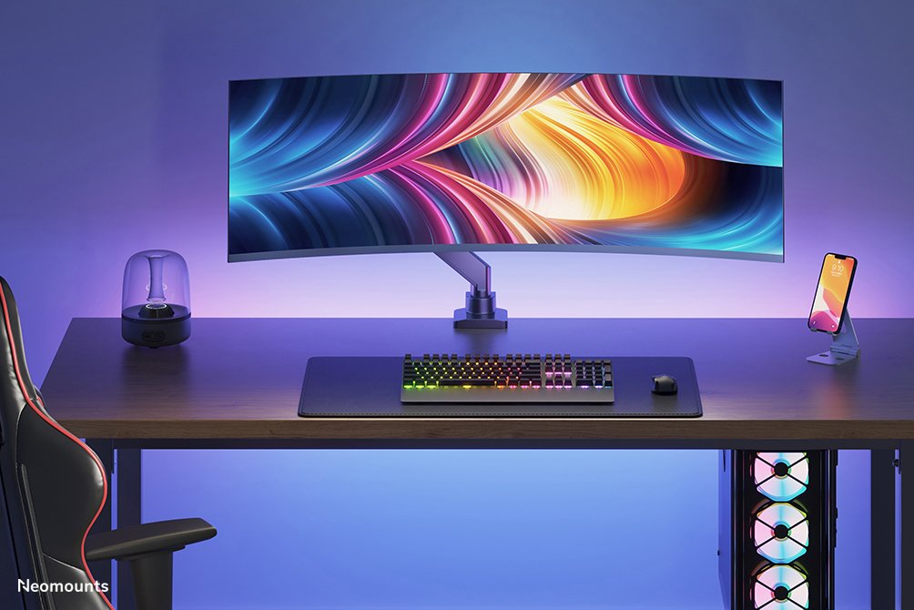EAN 8717371447809 - Neomounts NM-D775BLACKPLUS soporte para monitor 124,5 cm (49") Escritorio Negro imagen 14