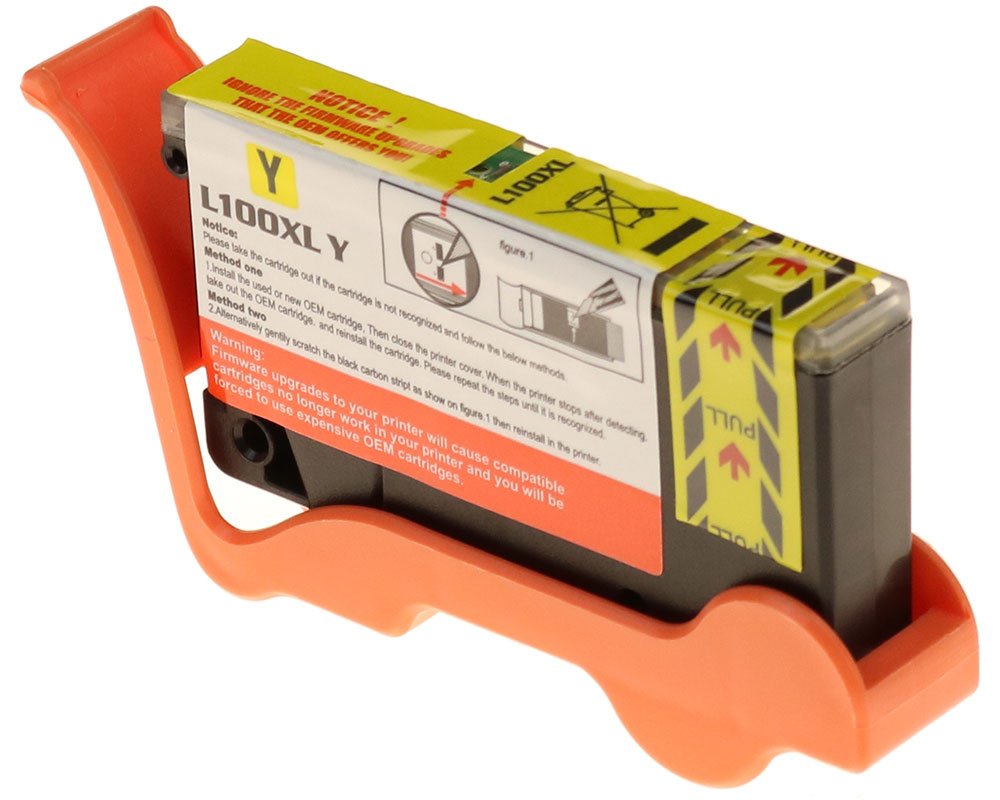 Tinta G&G Compatible Con Lexmark  C100xl 14n1095e Xl-Amarillo