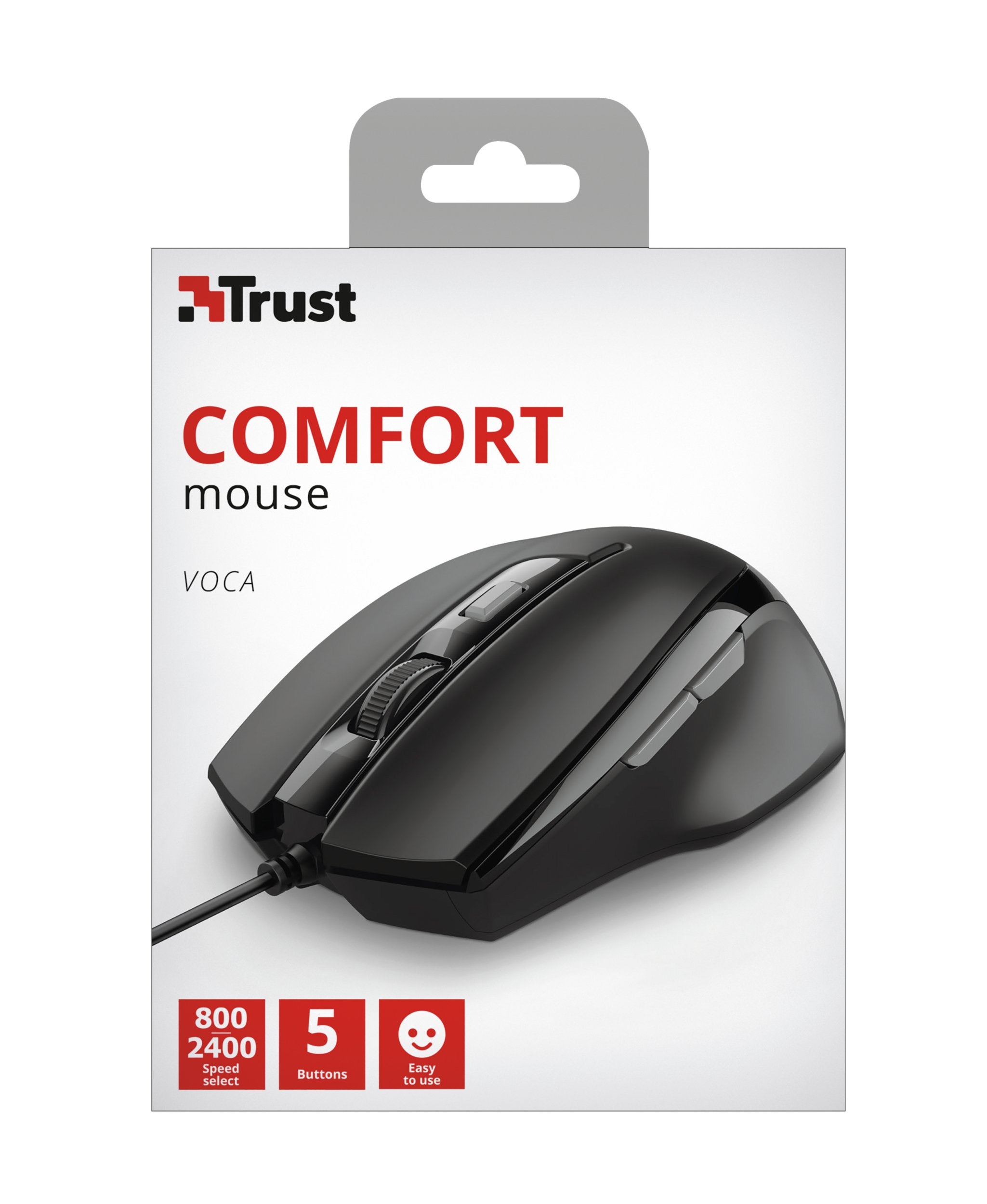 Ratón Trust Voca Hasta 2400 Dpi