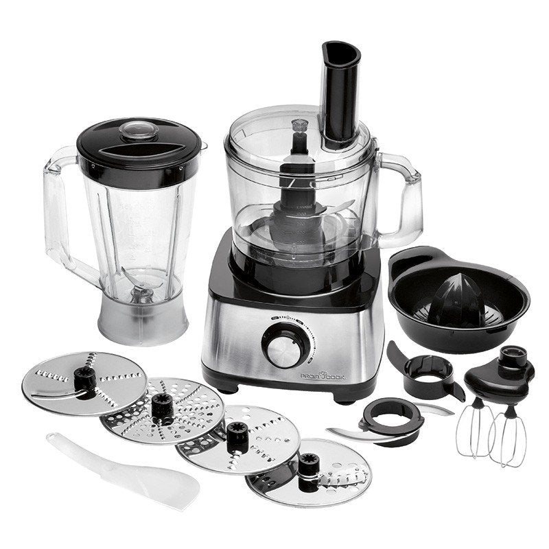 Proficook Pc-Km 1063 Robot De Cocina 1,75 L Negro, Acero Inoxidable 1200 W