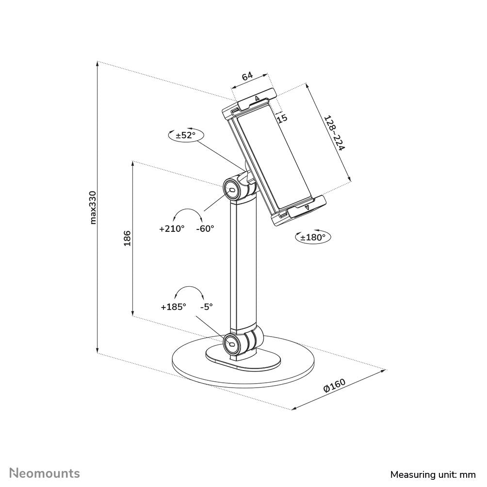 EAN 8717371448936 - Neomounts DS15-540WH1 soporte Soporte pasivo Teléfono móvil/smartphone, Tablet/UMPC Blanco imagen 14