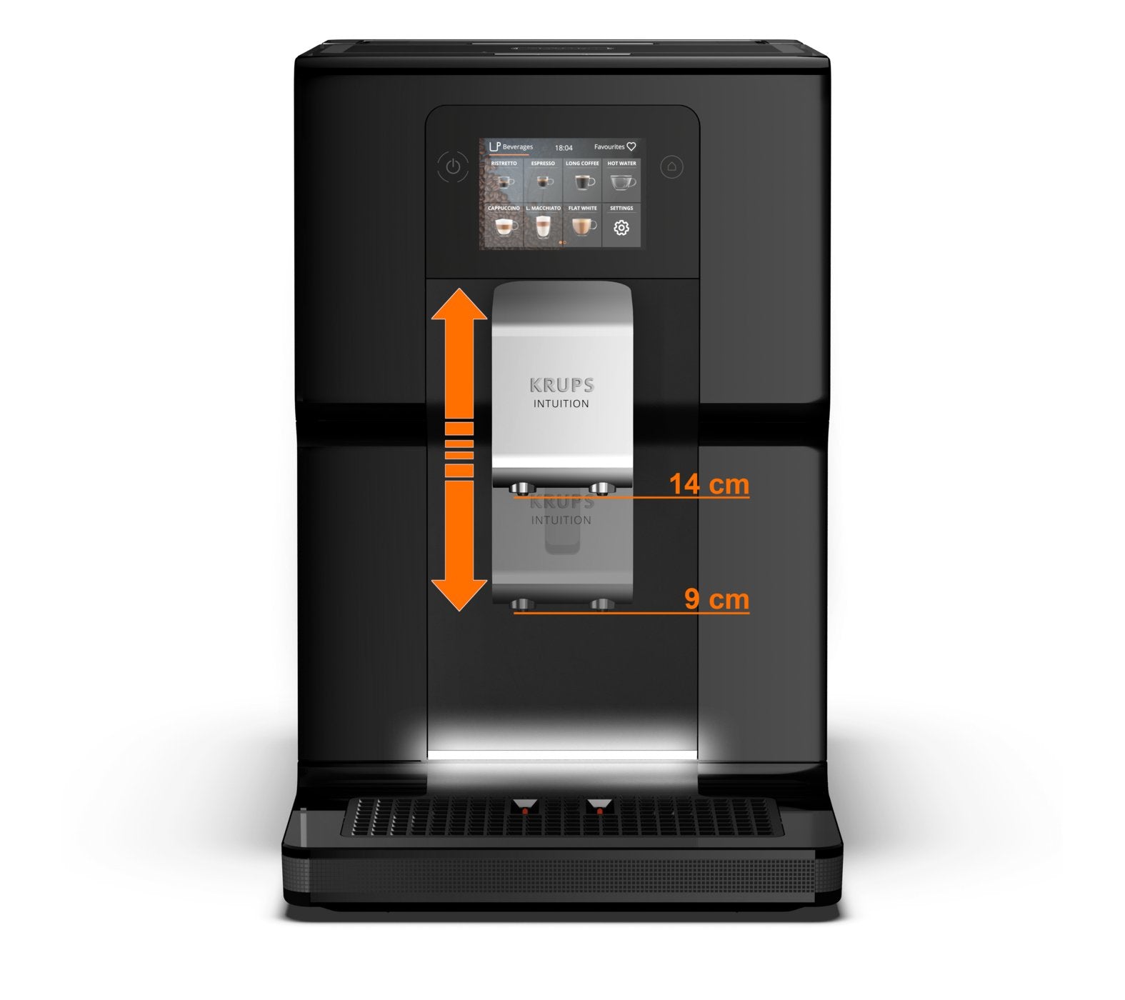 Cafetera Krups Ea873 Espresso, Superautomática Negro, Máquina Espresso, De Café Molido, Molinillo Integrado, 1450 W, Negro