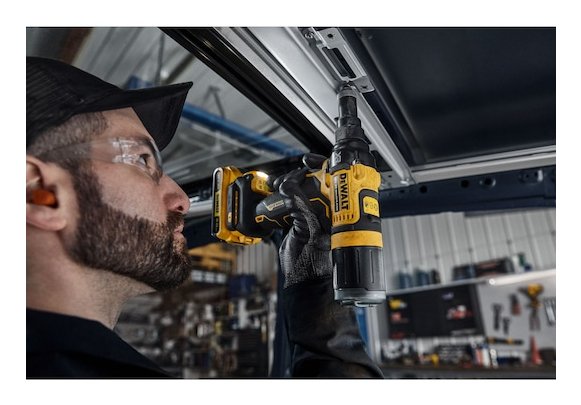 Dewalt Akku-Nietpistole Dcf403nt, 18volt, 2,4 - 4,8mm (Amarillo/Negro, Ohne Akku Und Ladegerät, In T Stak Box) Dcf403nt-Xj