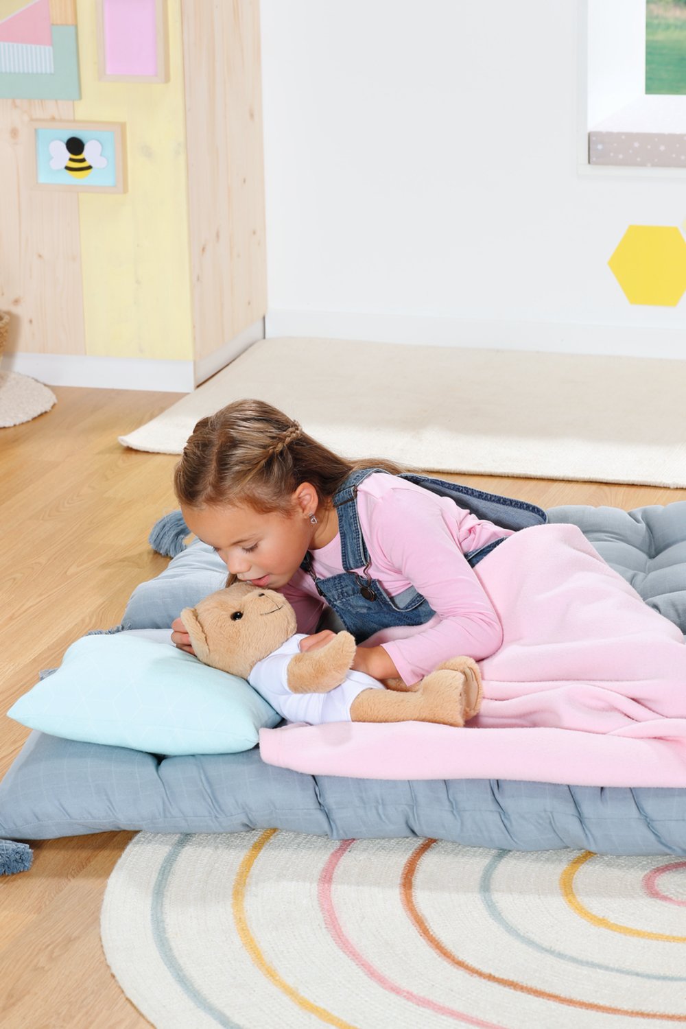 Muñeco Peluche Osito Blanco Baby Born 36cm