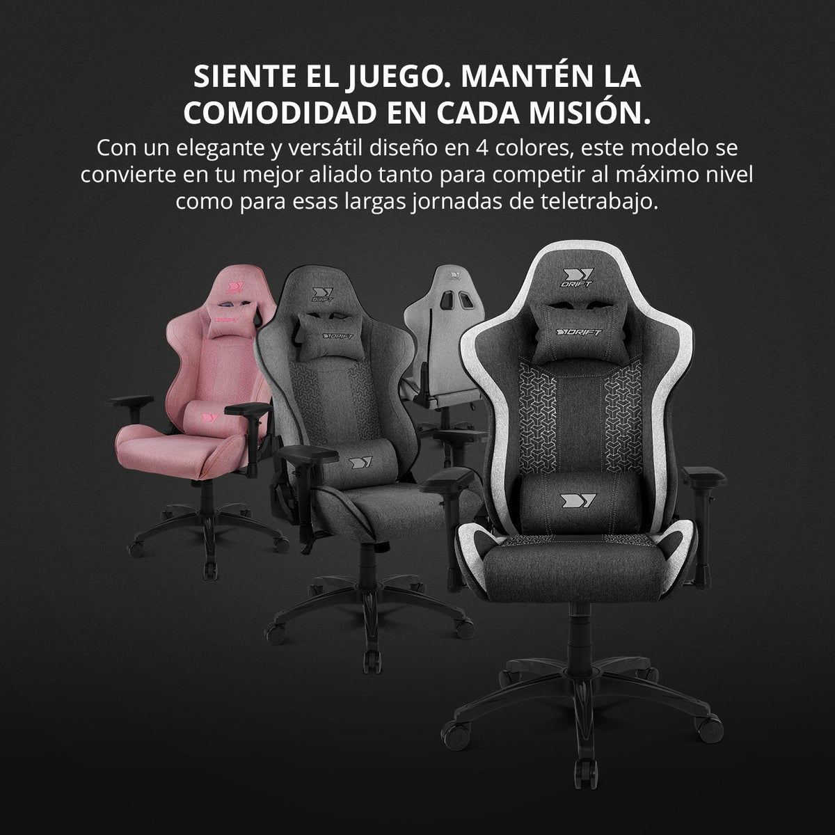 Silla Gaming Drift Dr190 Gris Oscuro