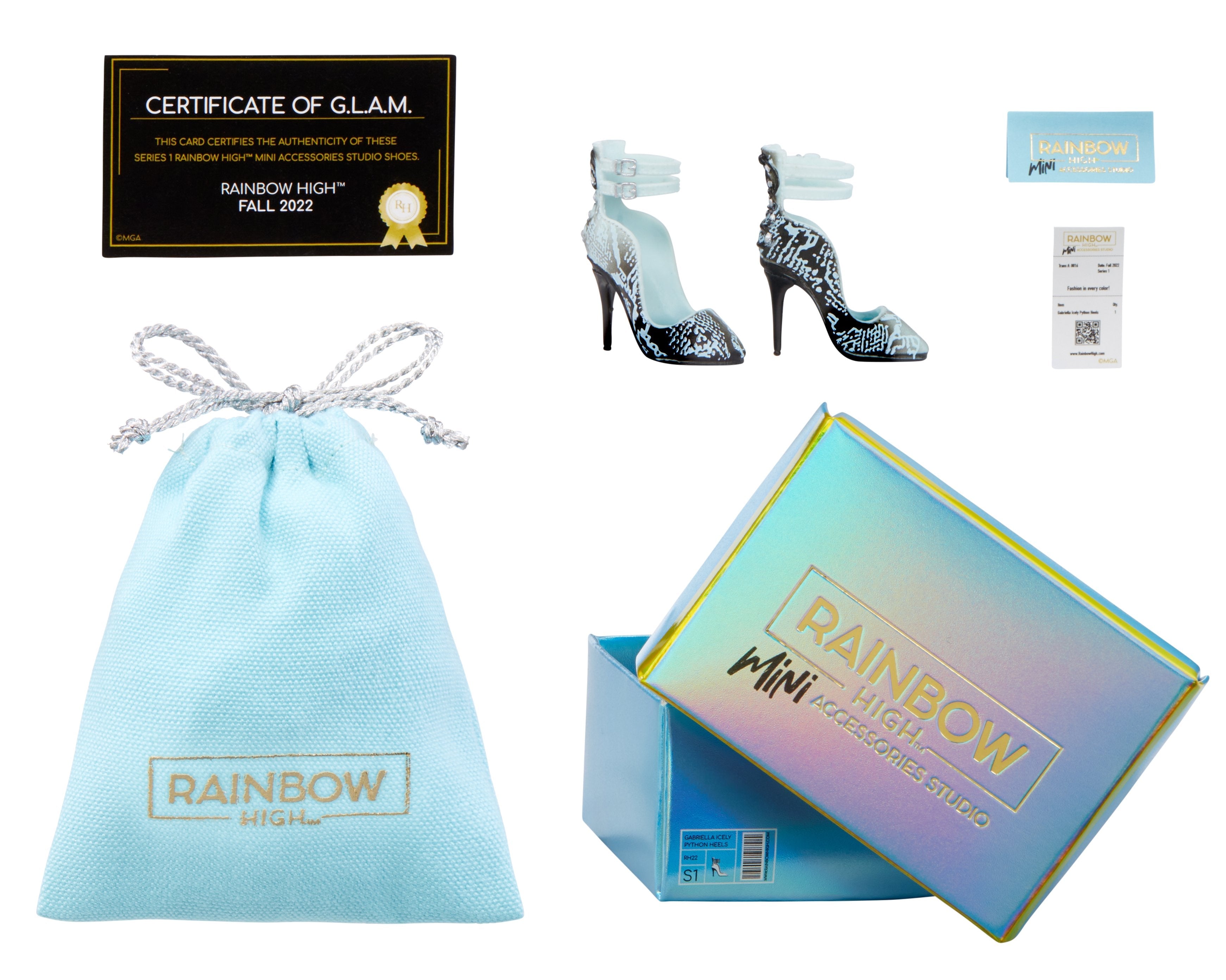 EAN 0035051586074 - Rainbow High Accessories Studio Series 1, S Assortment in PDQ Zapatos de muñeca imagen 15