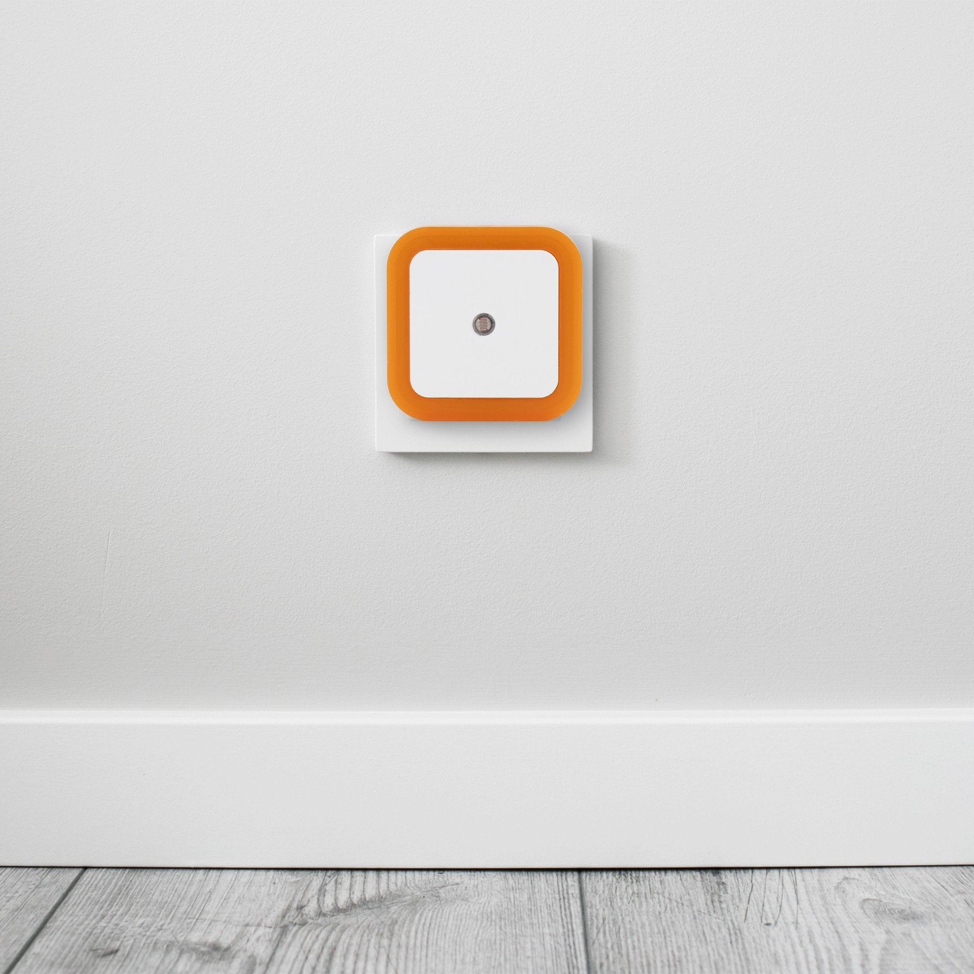 Entac Nachtlicht 0.5w Quadrat. Ww Naranja Dämmerungssensor