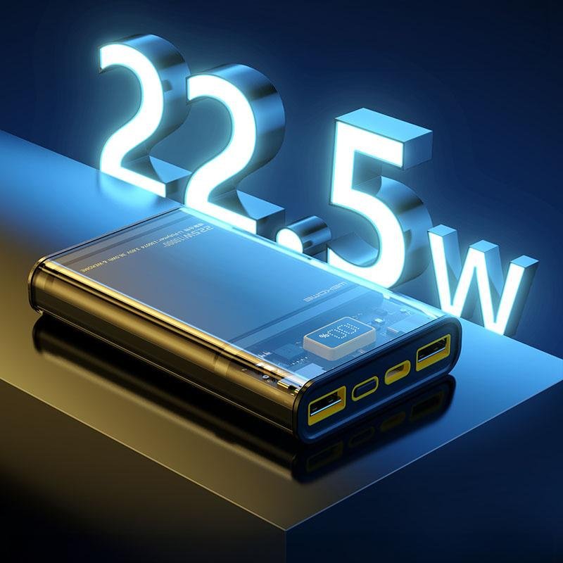 EAN 6941027632048 - WEKOME WP-321 Polímero de litio 20000 mAh Cargador inalámbrico Negro, Transparente imagen 7