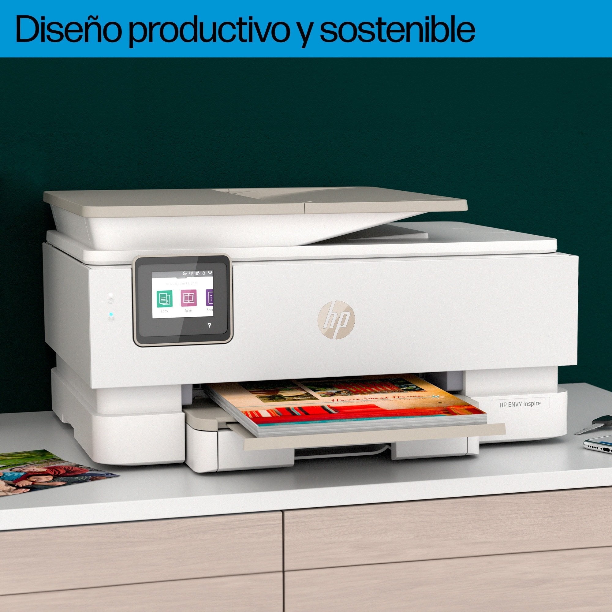 Multifunción Hp Envy Inspire 7920e Wifi Dúplex Blanca Portobello