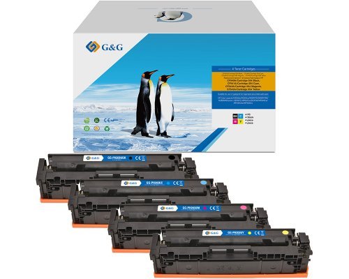 G&G Toner 4er Multipack Hp 203a