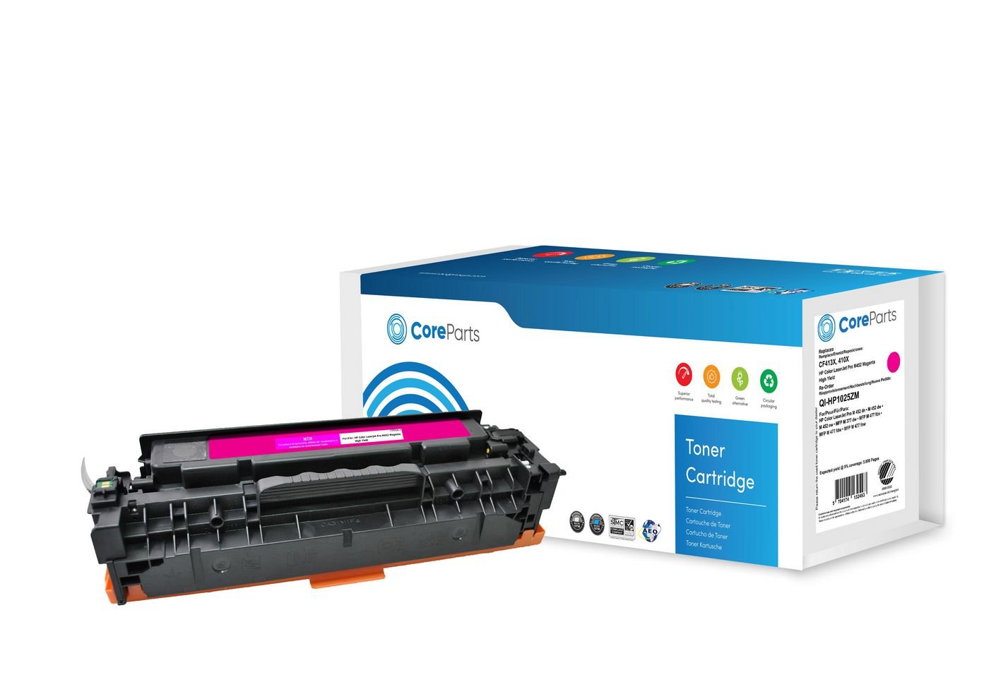 Toner Magenta Cf413x Pages: 5.000 Nordic Swan