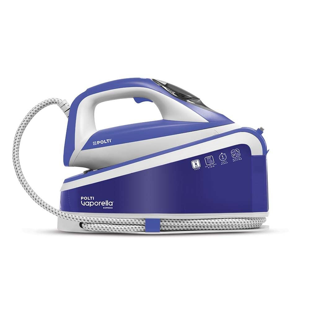 Centros De Planchado Polti Ferro Da Stiro Ve30.30 Piastra In Ceramica 2100w Bianco/Blu