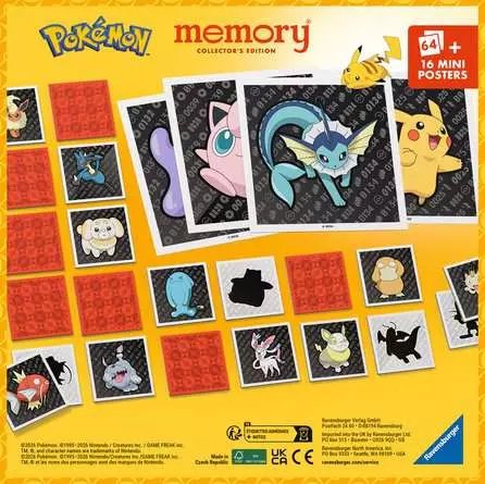 Ravensburger Memoria De Coleccionista Pokémon, Juego De Memoria 24954