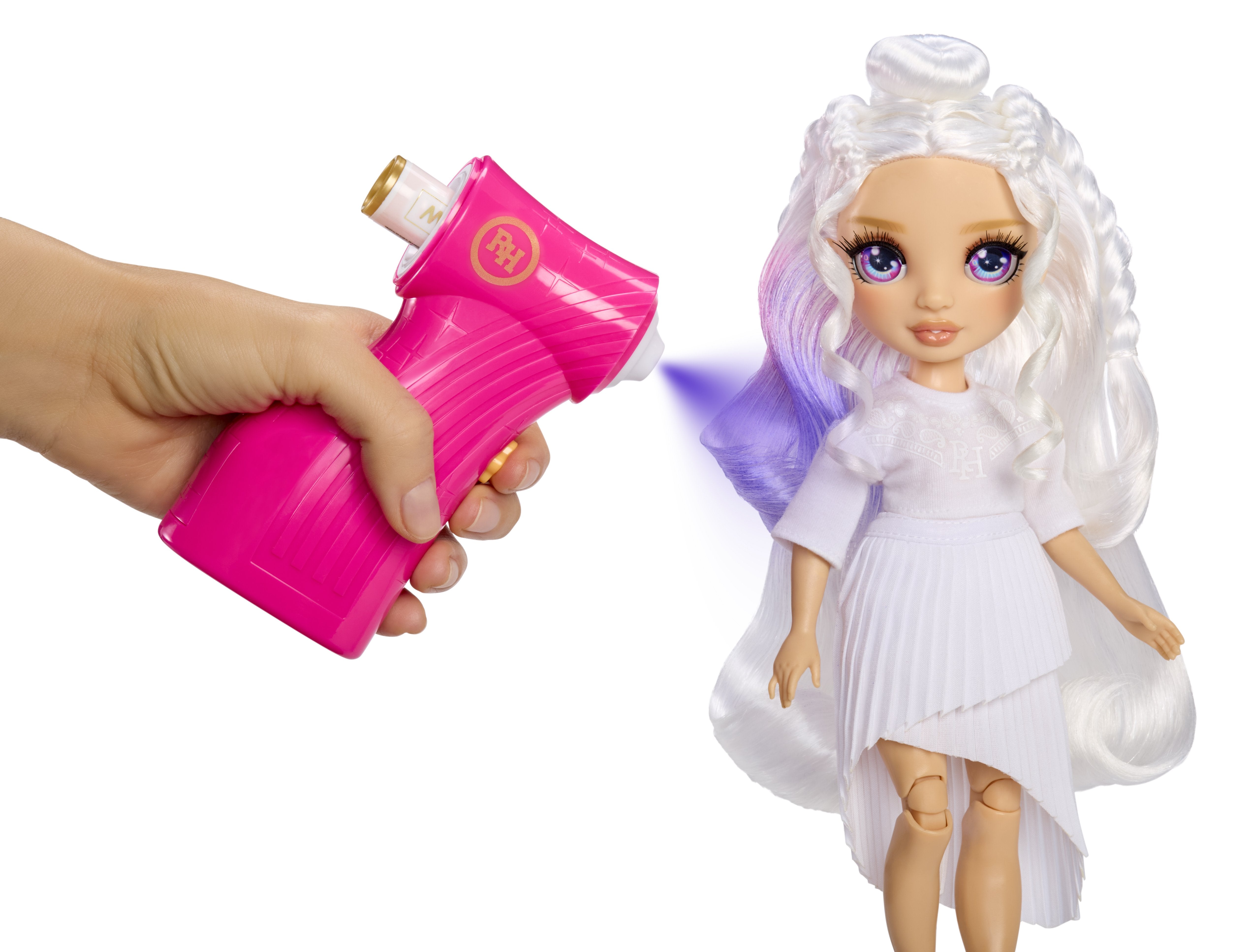 EAN 35051543350 - Rainbow High Air Brush & Create Fashion Dolls - Purple Eyes imagen 4