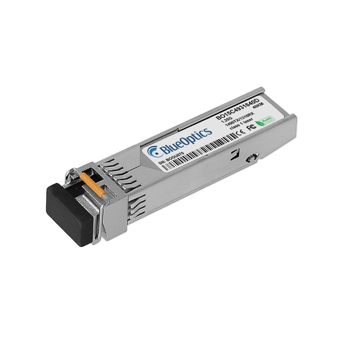 Blueoptics Adtran 1442140g1 Blueoptics Bo28c3443640d Csfp Transceiver, 1000base-2bx-U, Singlemode Fiber, Tx:1310nm/Rx:1490nm, 40km
