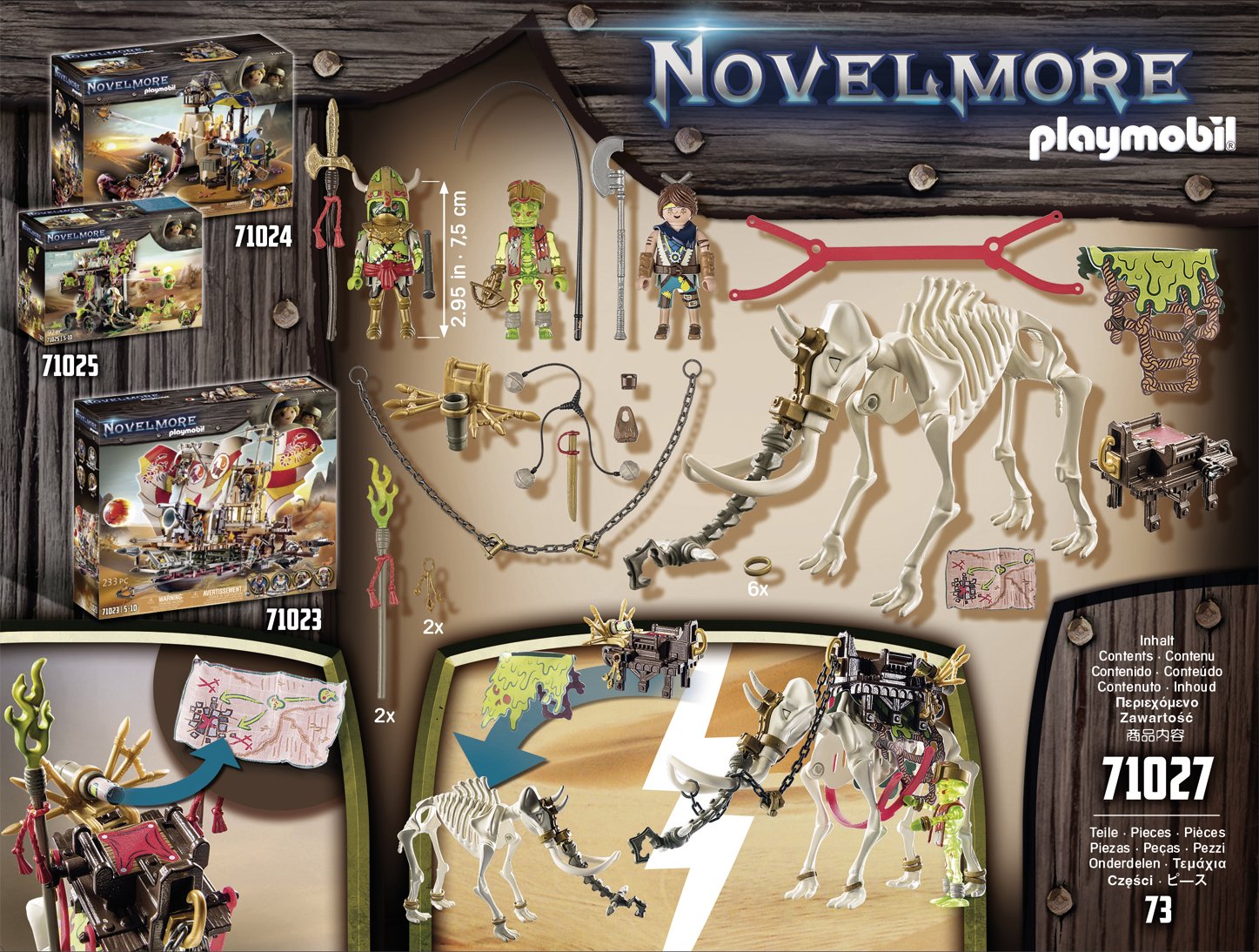 Playmobil 71027 Novelmore Sal'Ahari Sands - Mamut De Mor'Ghul