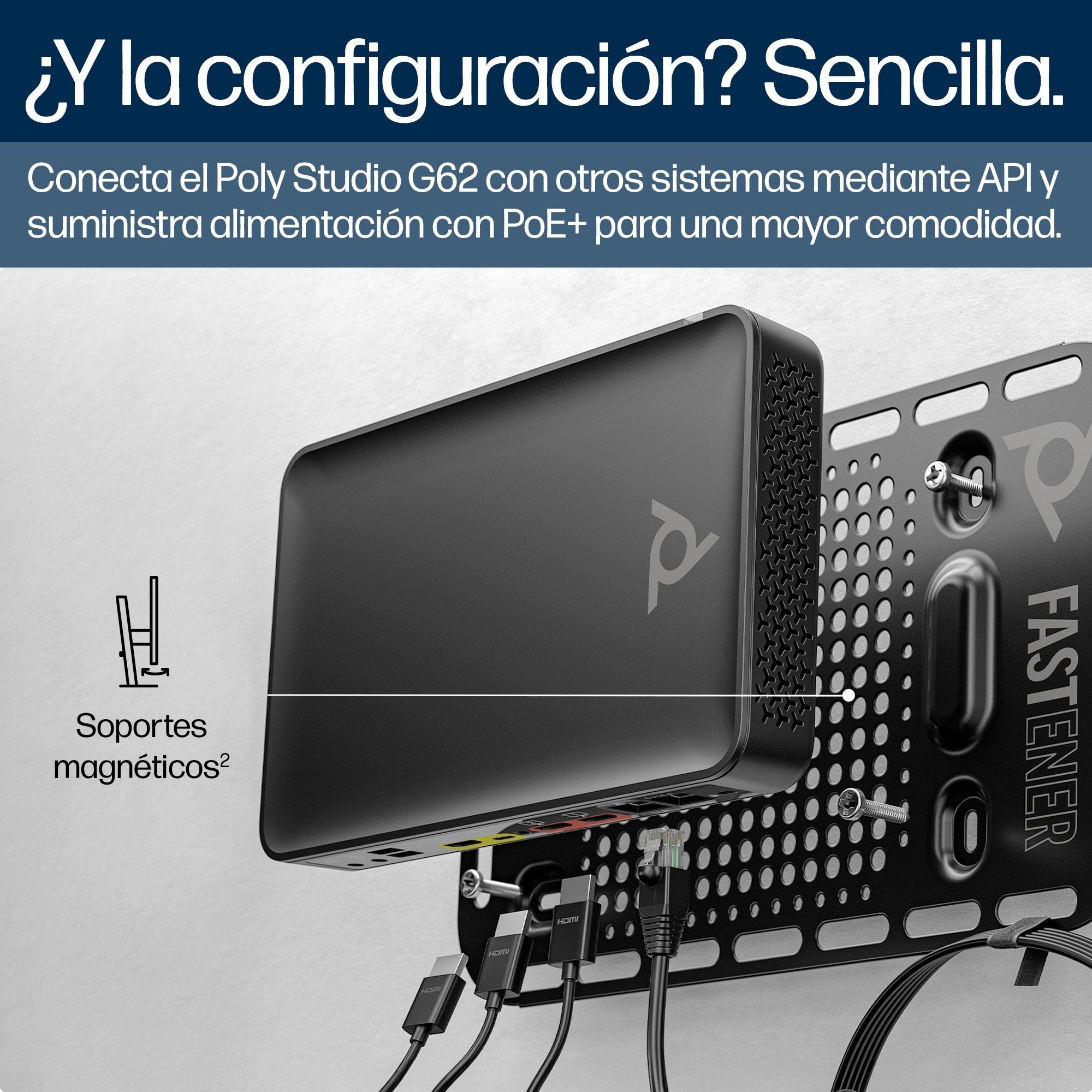 EAN 197961146721 - Poly Studio G62 Video Conferencing System sistema de video conferencia 10 personas(s) Ethernet Sistema de  imagen 8