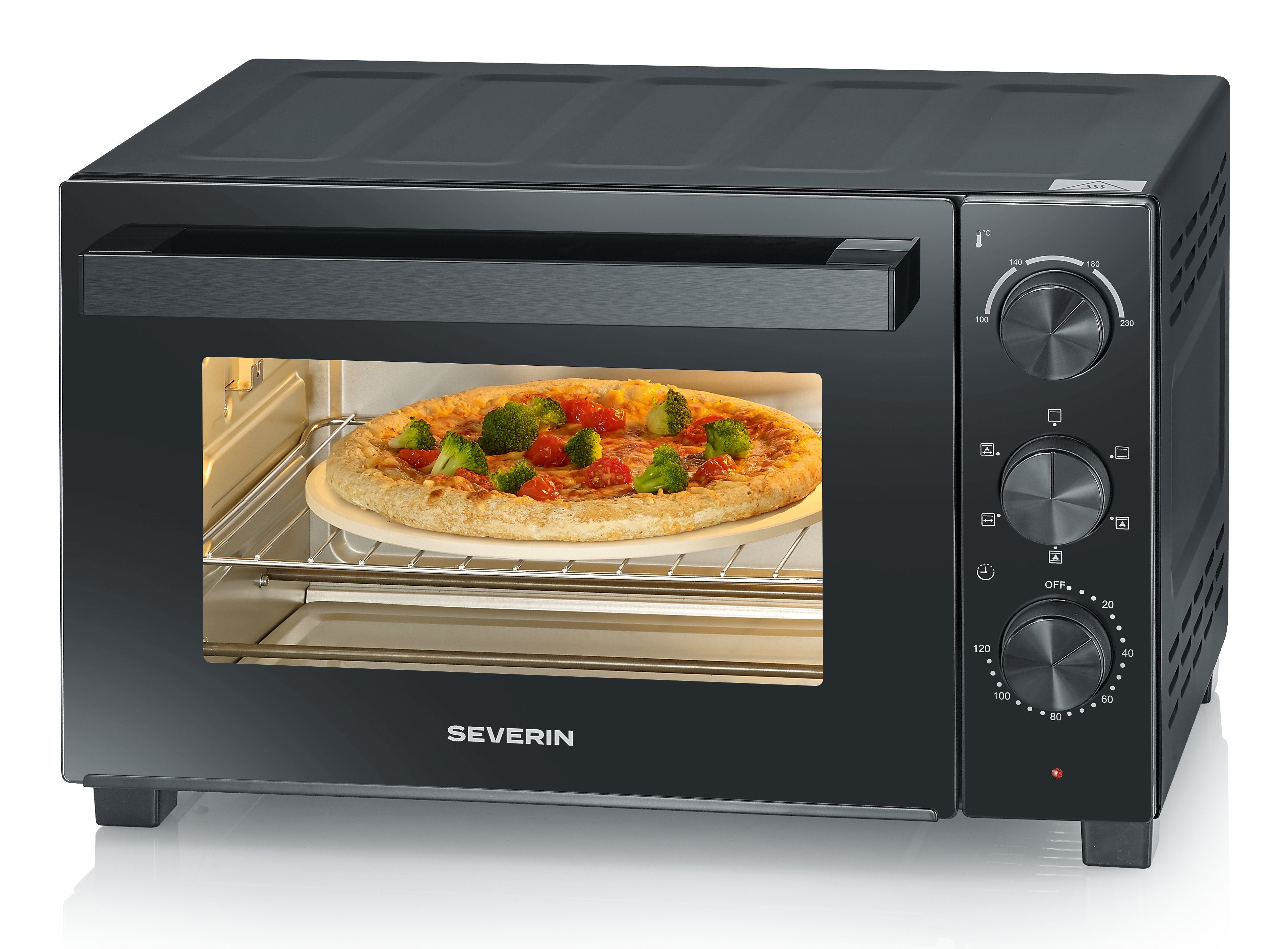 EAN 4008146048746 - Severin TO 2075 horno tostador 30 L 1600 W Negro Parrilla imagen 5
