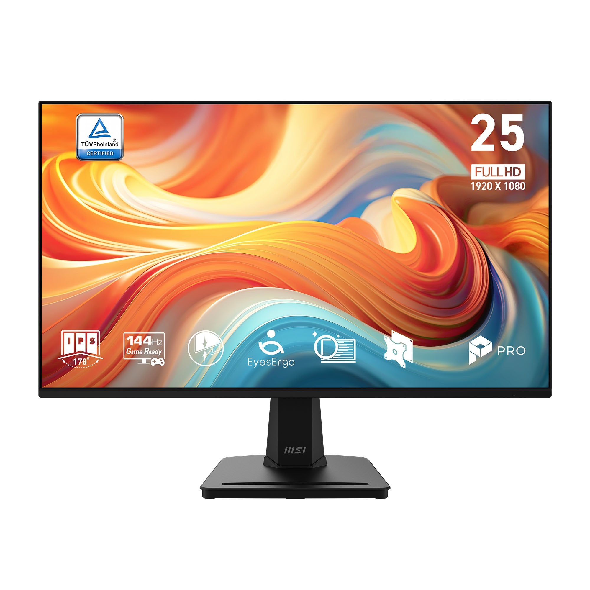 Monitor Msi Pro Mp251 E14l 24.5" Ips Fhd 144hz 300cd M2 4ms D-Sub Hdmi