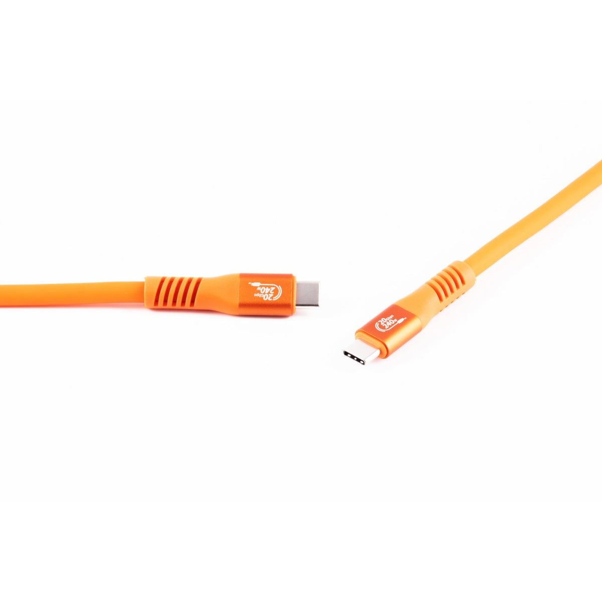 Shiverpeaks Usb-C Cable De Carga 3.2, 240w, Orange, 2m
