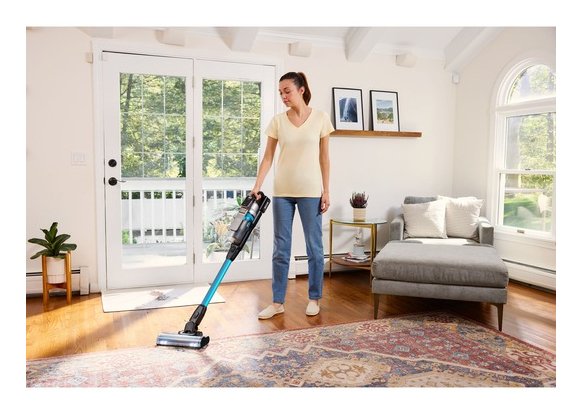 Aspiradora  Black & Decker Bsv520brb-Qw  De Pie Y Escoba Eléctrica Aspiradora Escoba Batería Secar Sin Bolsa 0,65 L Azul 2 Ah