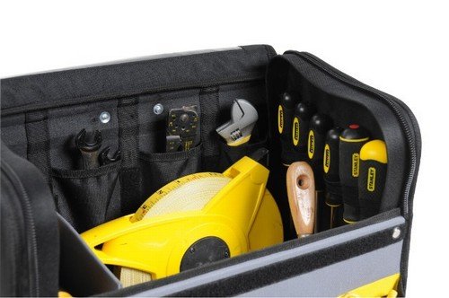 Stanley 1-97-515 Pieza Pequeña Y Caja De Herramientas Nylon Negro, Gris