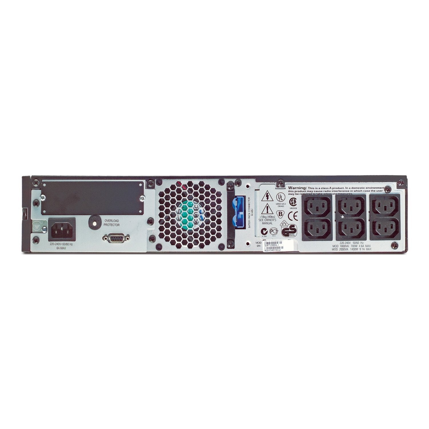 EAN 0731304283515 - APC Smart-UPS RT 1000VA sistema de alimentación ininterrumpida (UPS) 1 kVA 700 W 8 salidas AC imagen 3