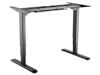 Mesa Equip Electrica Ergonomica Negra Sin Tablero