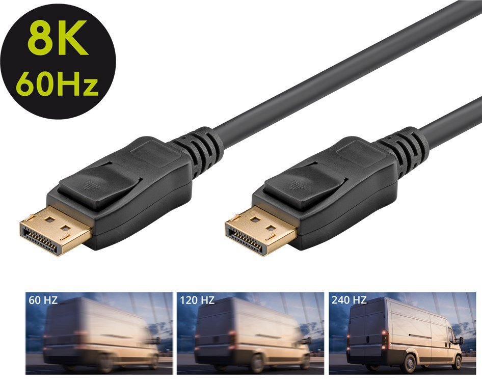 EAN 4040849747779 - Goobay 74777 cable DisplayPort 1 m Negro imagen 3