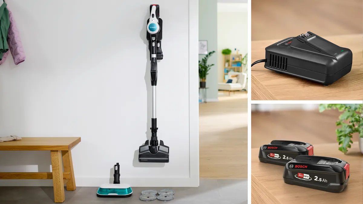 EAN 4242005517626 - Bosch BSS712XHYG aspiradora de pie y escoba eléctrica Aspiradora escoba 2 en 1 Batería Secar HEPA Sin bol imagen 13