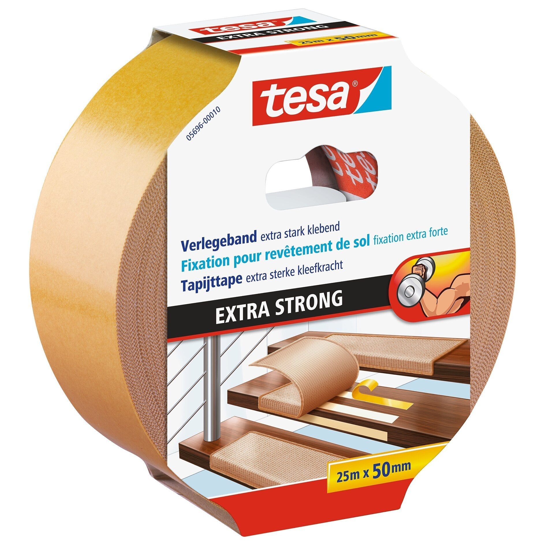 Tesa Verlegeband 25m X 50mm Extra Mark Klebend Marrón