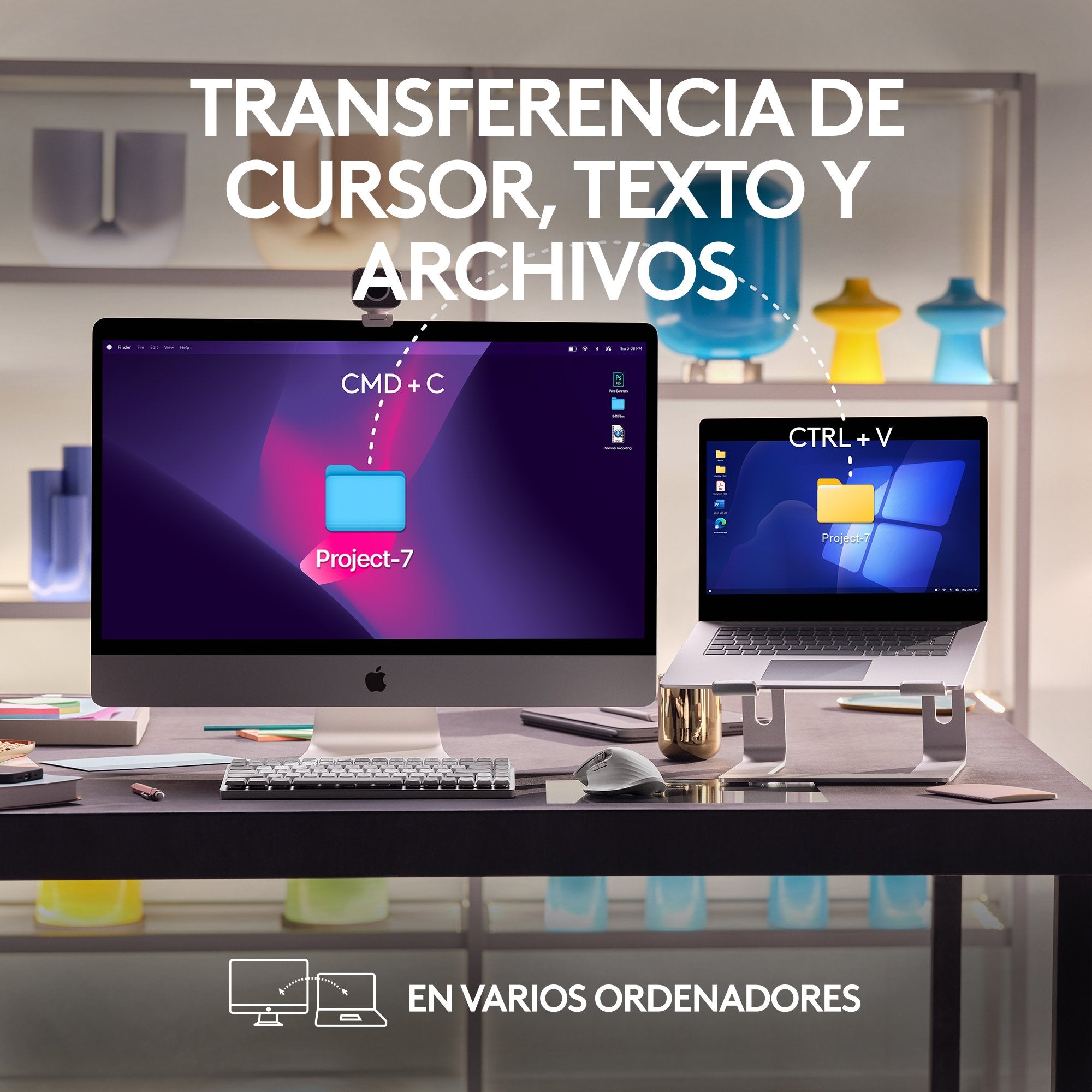 EAN 5099206103740 - Logitech 910-006571 ratón Oficina mano derecha Bluetooth Laser 8000 DPI imagen 15