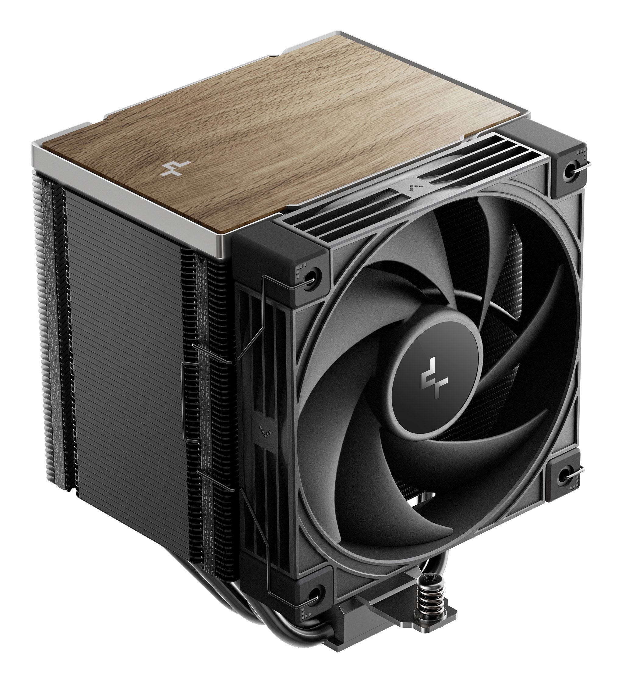 Deepcool Ak500 G2, Disipador De Cpu Negro/Madera, 120 Mm R-Ak500g2-Bknnmn-Gjd