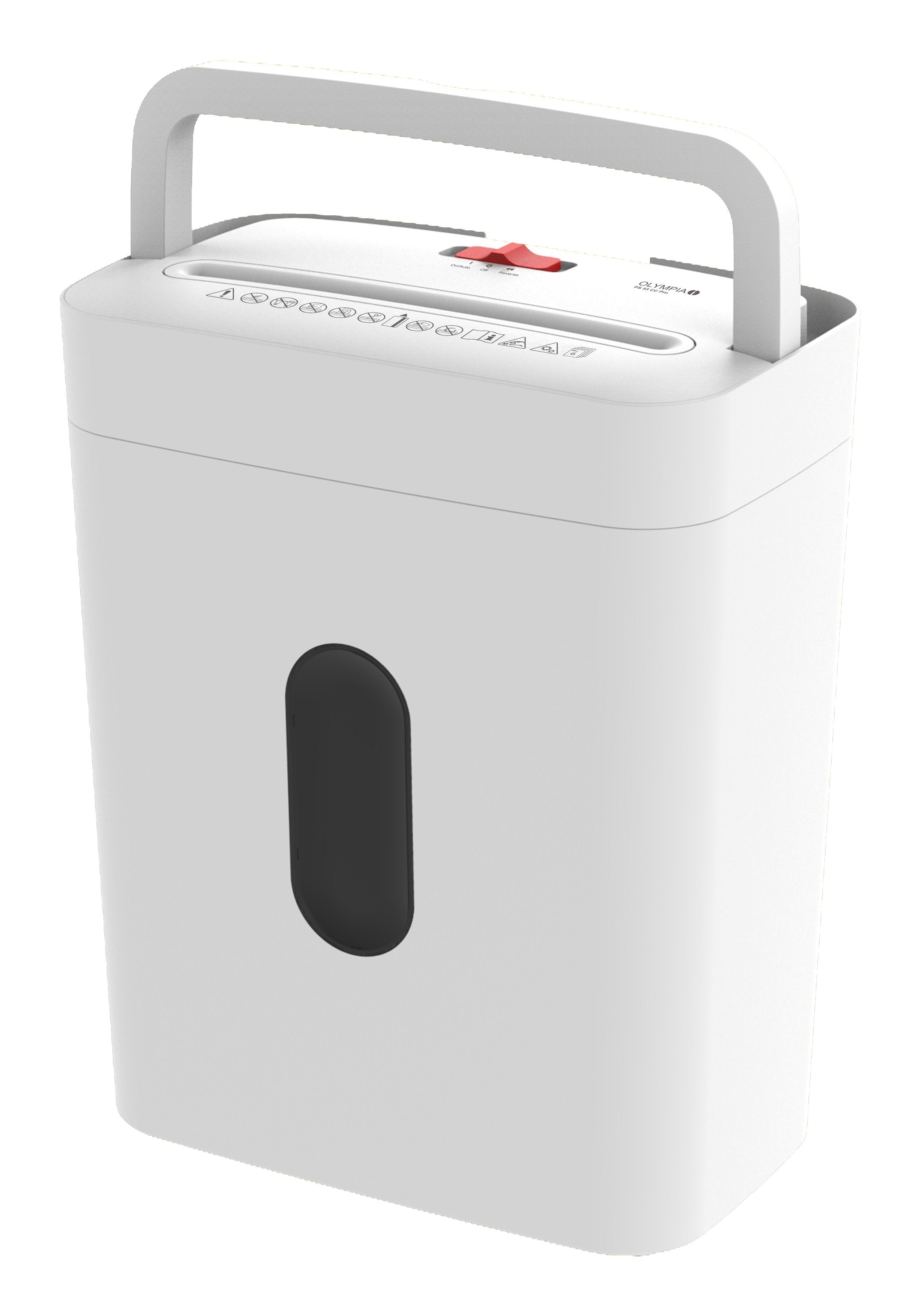 Olympia Ps 53 Cc Pro Triturador De Papel Corte Cruzado 68 Db Blanco