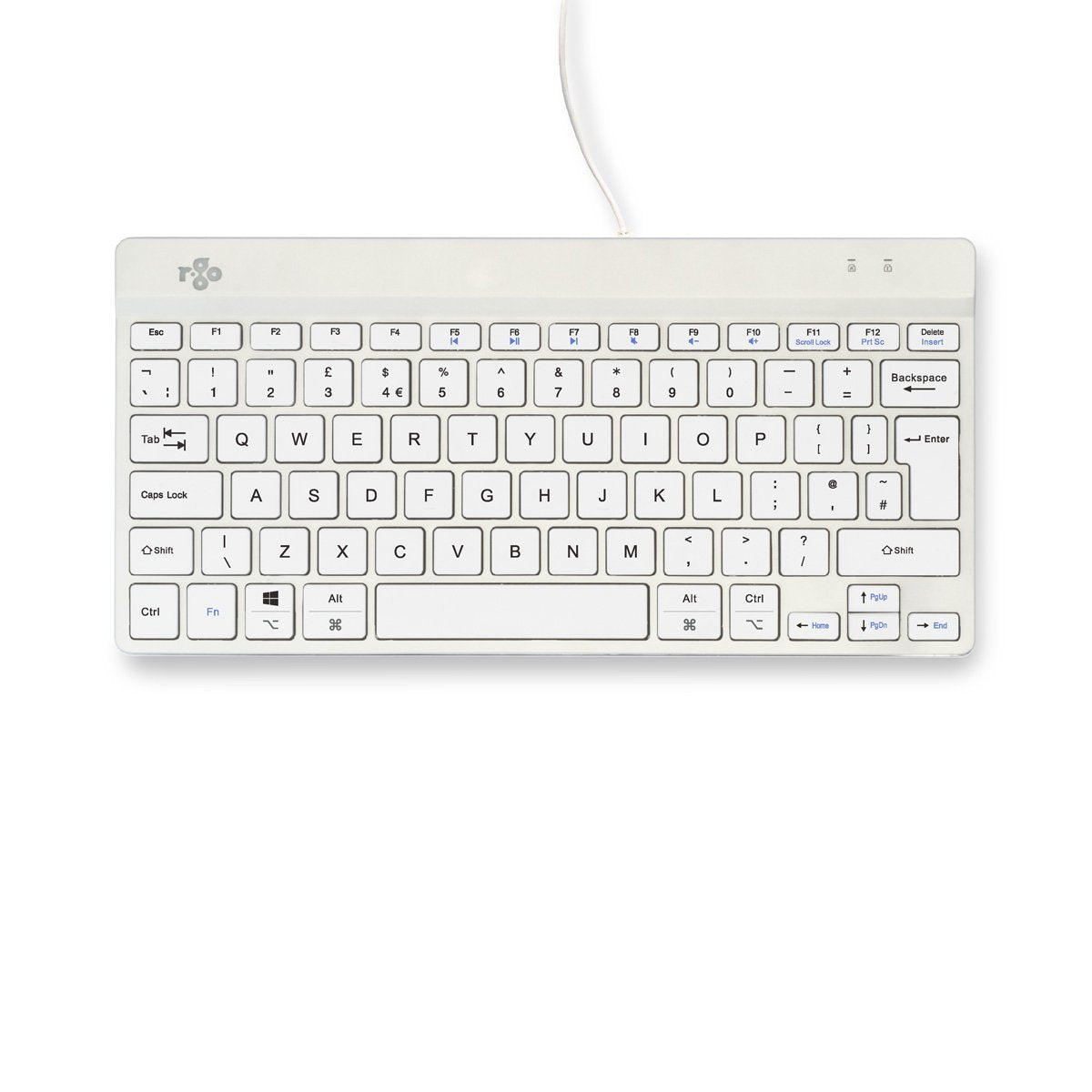 EAN 8719274492085 - R-Go Tools RGOCOUKWDWH teclado Oficina USB Inglés imagen 3