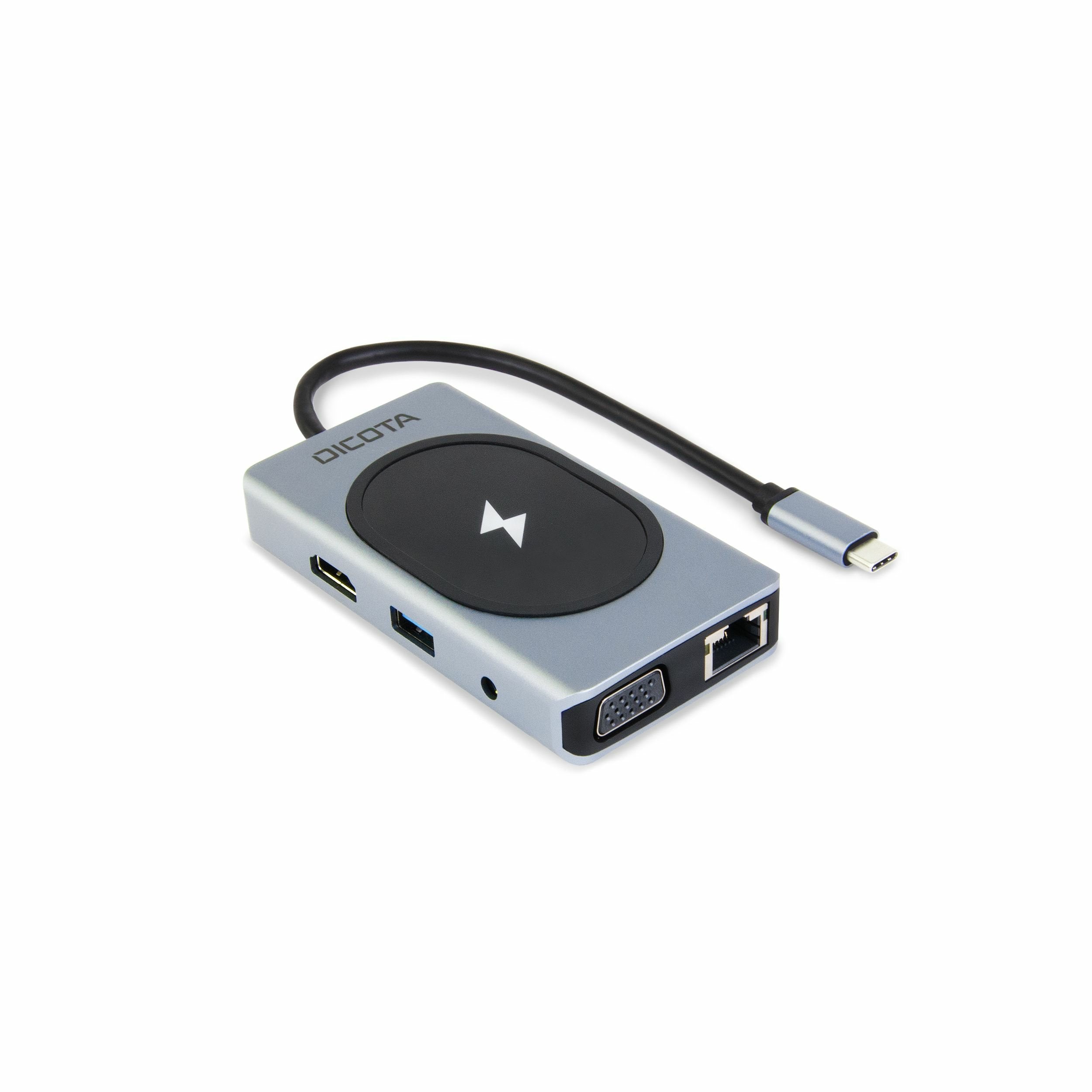 Dicota Usb-C 10-In-1 Charging Hub 4k Pd 100w Silver