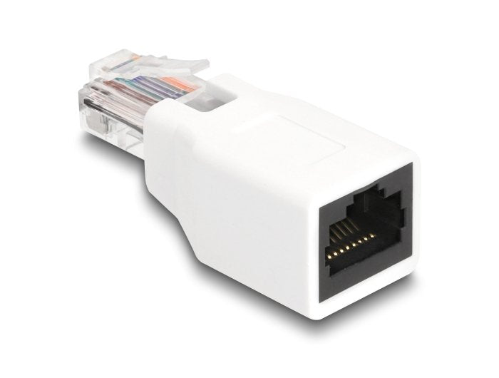 Delock 88002 Adaptador Rj50 Macho A Hembra Blanco