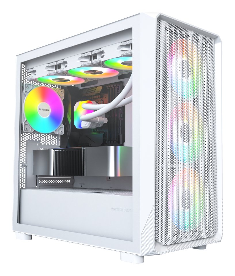EAN 4710562746273 - Montech X5M (W) carcasa de ordenador Micro Torre Blanco imagen 2