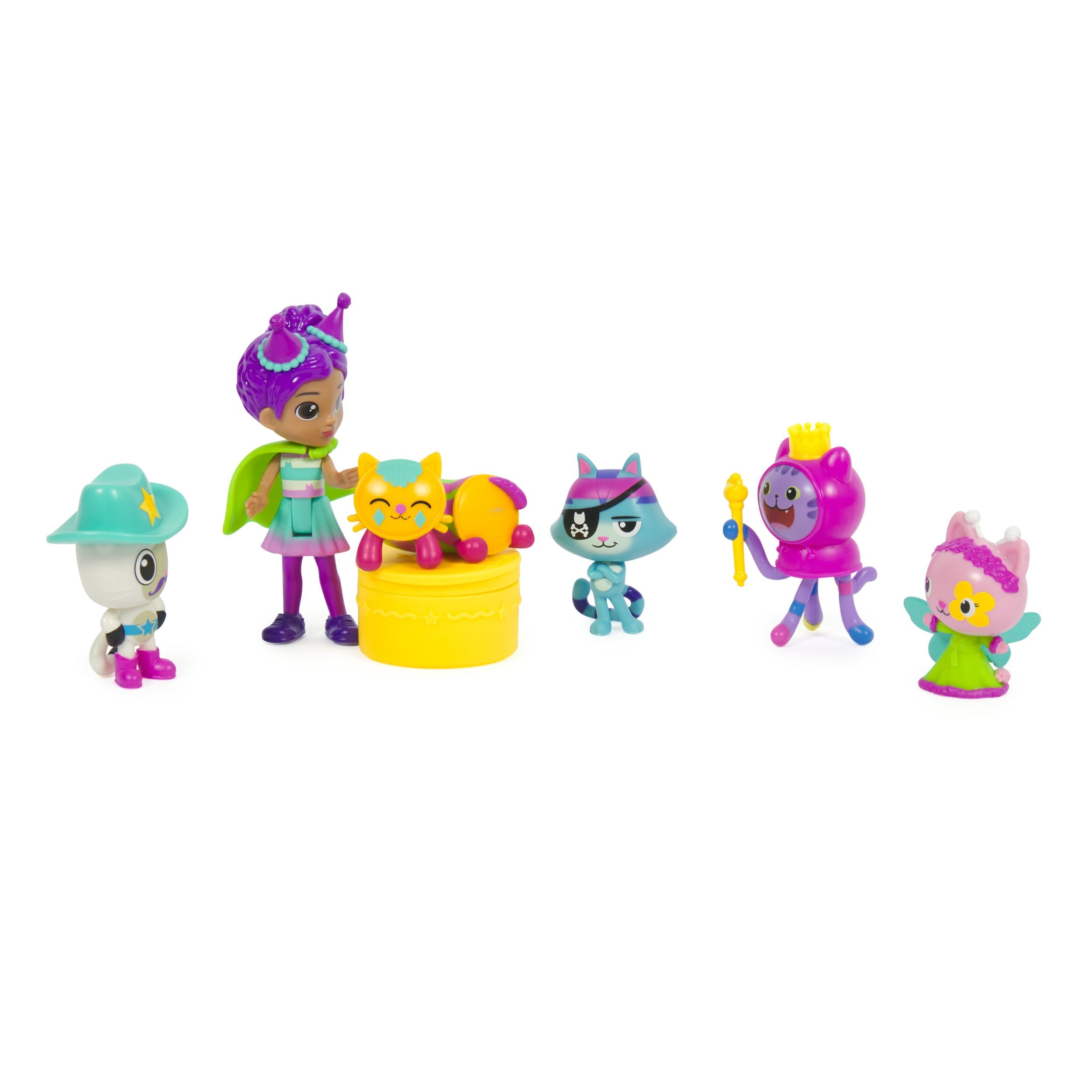 Casa De Muñecas De Spin Master Gabby: Set De Regalo Con Figuras De Fiesta, Figura De Juguete   6069603