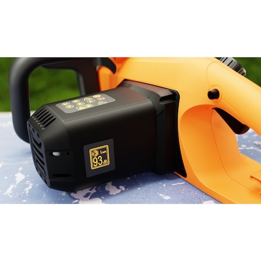 Motosierra Black Decker Becs2245-Qs, 2200 W, 45 Cm, Color Naranja Y Negro.