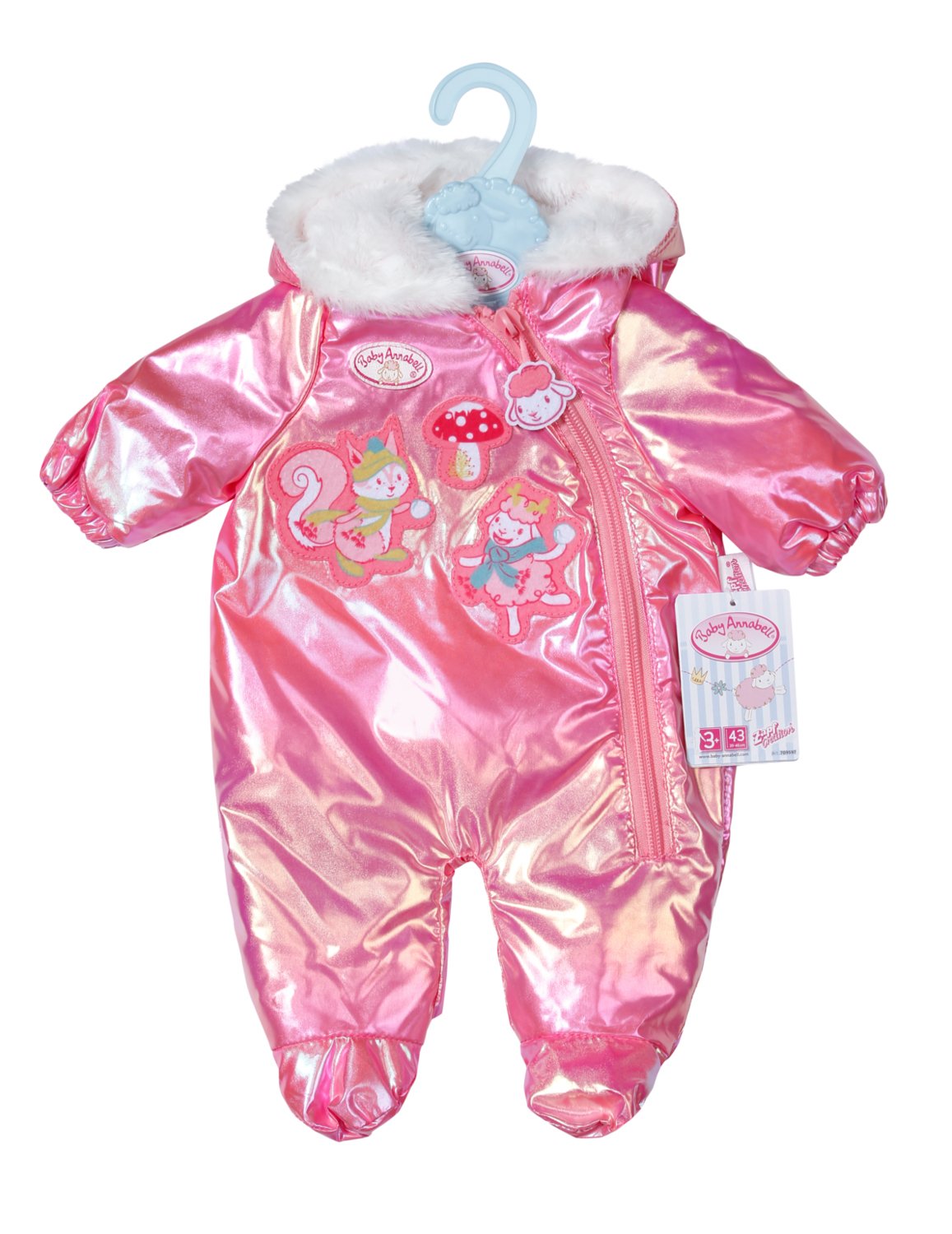 Zapf Creation Baby Annabell® Traje De Invierno Rosa 43cm, Accesorios Para Muñecas 709597