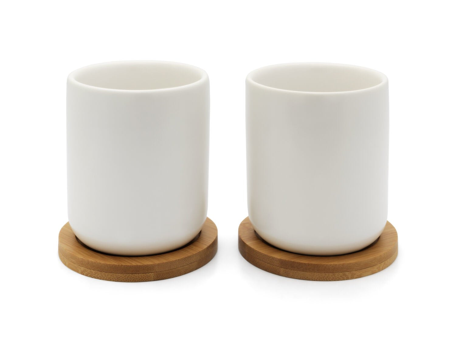 Juego De Tazas De Té Bredemeijer 1x2 200ml Posavasos De Bambú 142013