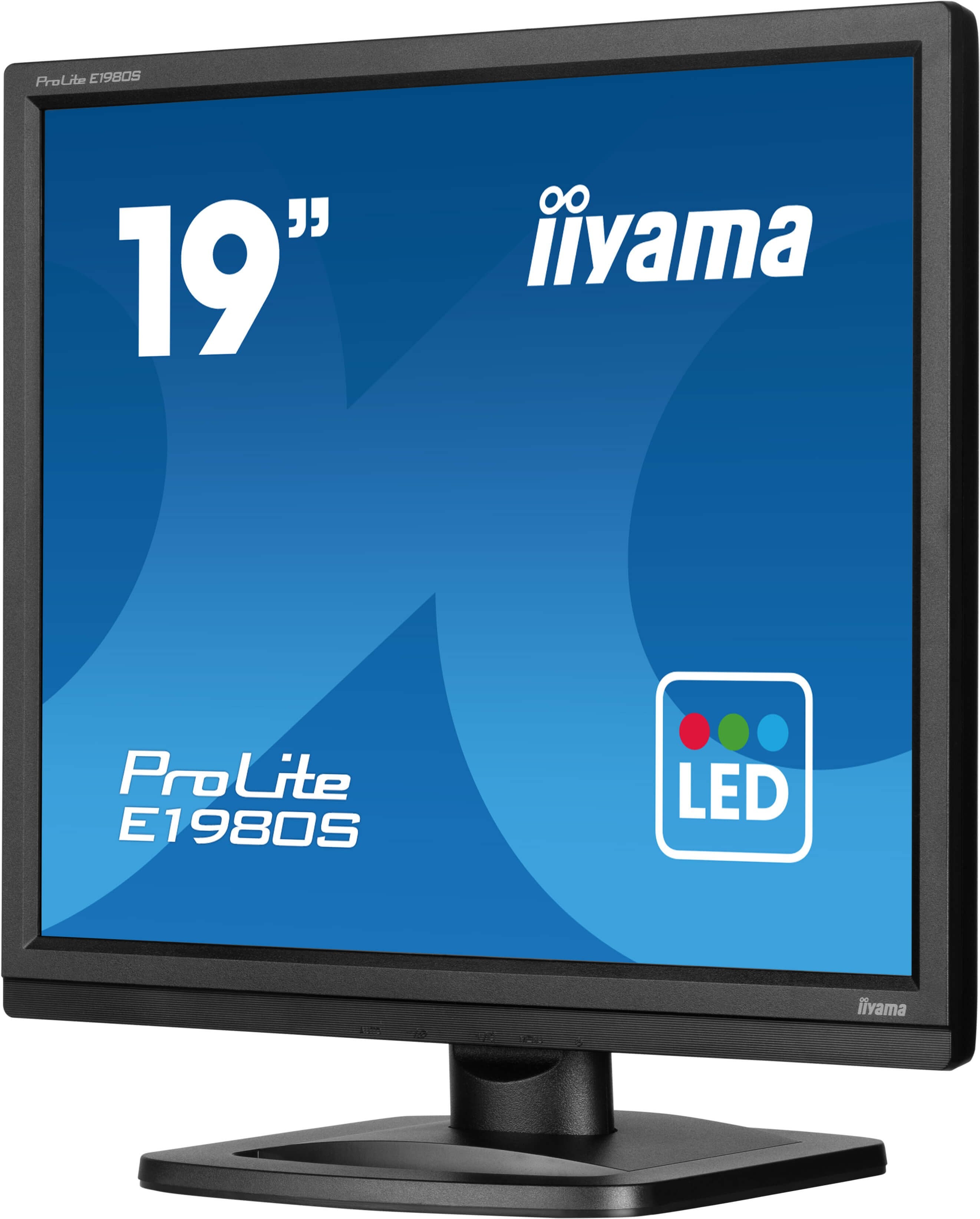 Monitor  Iiyama Prolite E1980s-B1 Led  19", Negro Mate, Sxga, Tn, Hdmi, Dp E1980s-B1